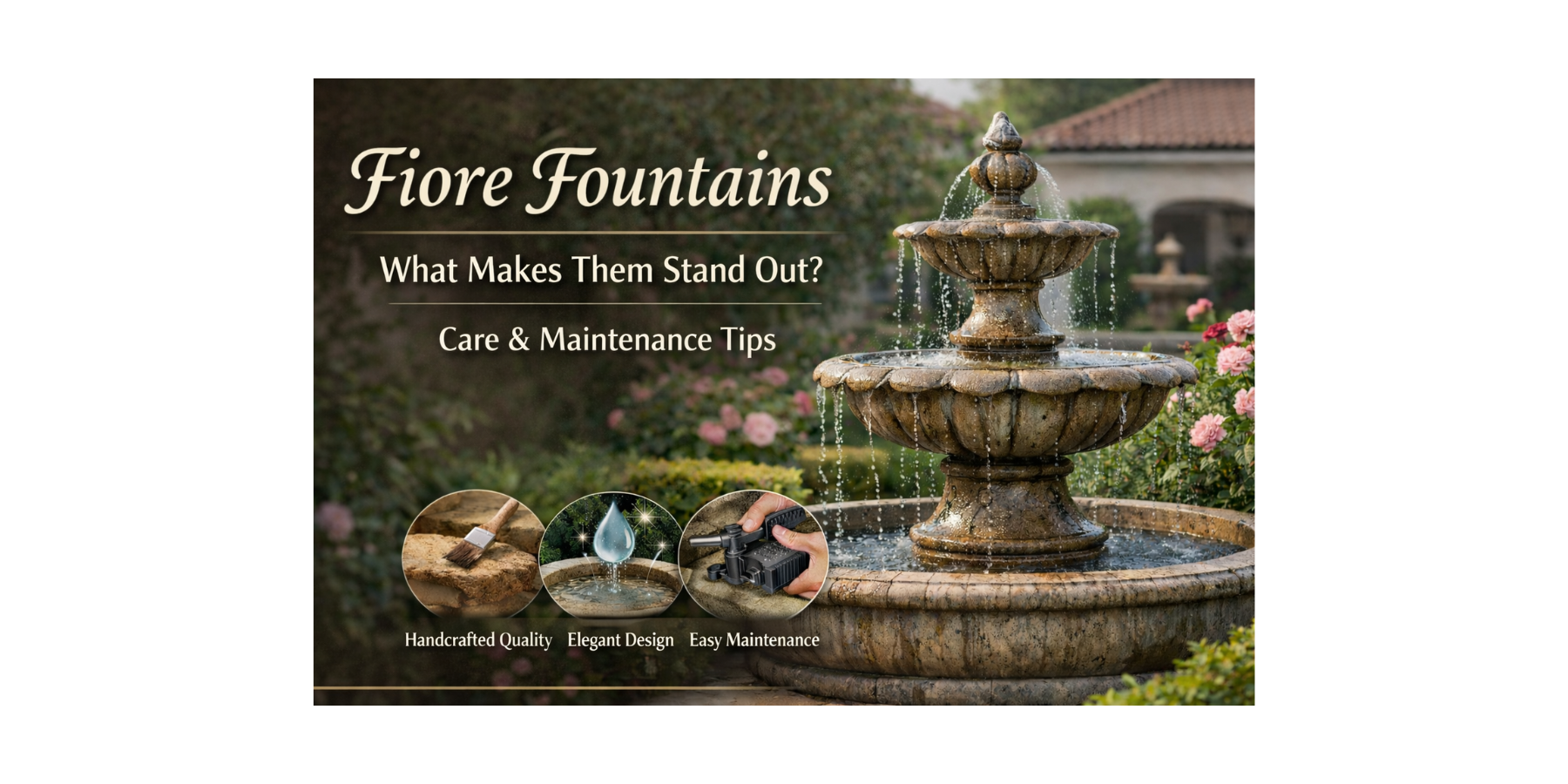 What Makes a Fiore Stone Fountain Stand Out?