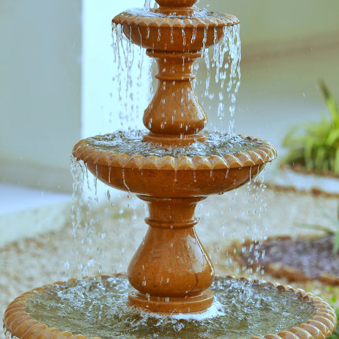 Stylish Cast Stone Tiered Fountains for Outdoor Spaces