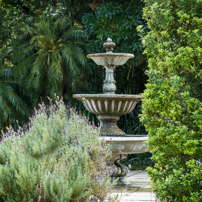 Enhancing Your Space Outdoor Fountains with Gardens  Patios