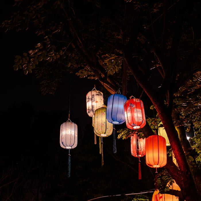 Elegant Solar Lanterns and Water Features for Gardens