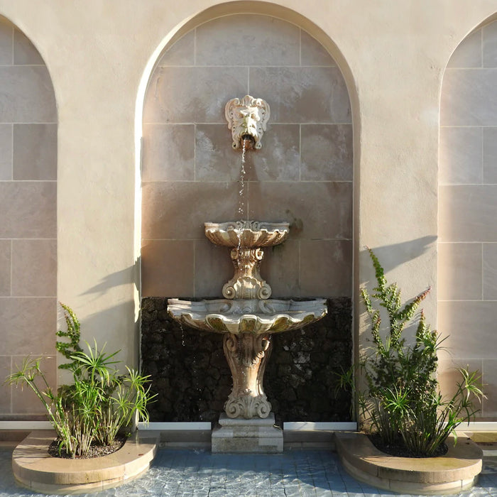 Elegant Tiered Cast Stone Fountains for Outdoor Spaces