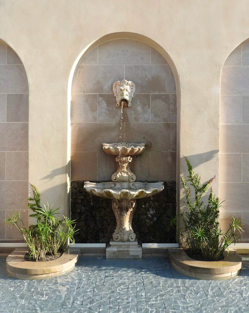 Elegant Tiered Cast Stone Fountains for Outdoor Spaces