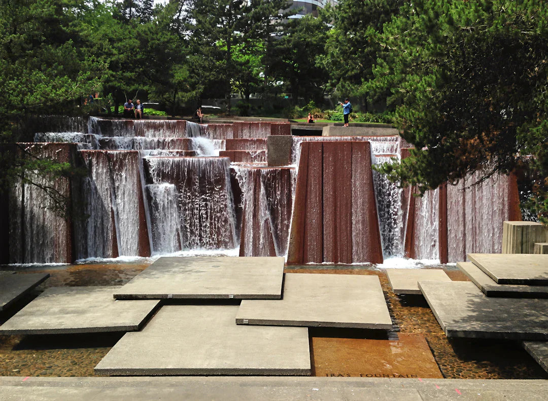 Stylish Concrete Fountains for Modern Outdoor Spaces