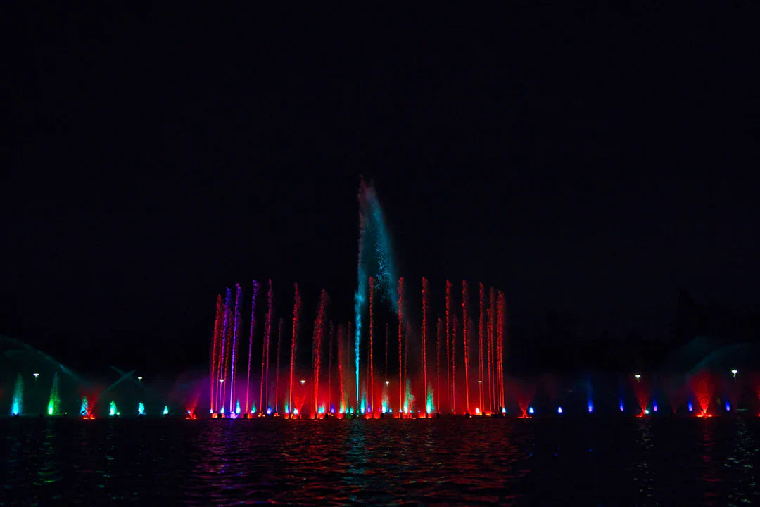 Illuminate Your Outdoor Fountains with LED Lighting Options