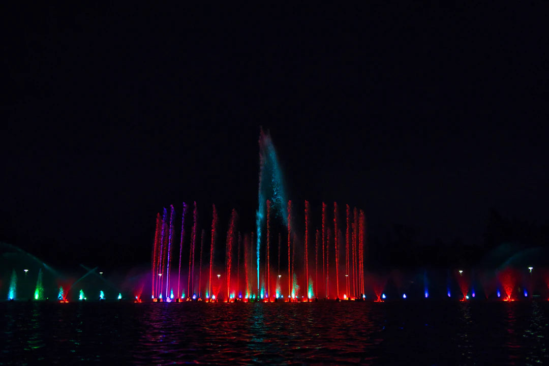 Illuminate Your Outdoor Fountains with LED Lighting Options
