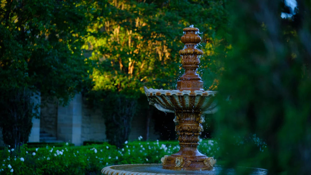 Charming Rustic Fountains to Enrich Your Garden Space