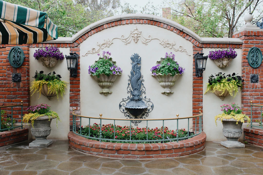 Elegant Cast Stone Wall Fountains for Outdoor Spaces