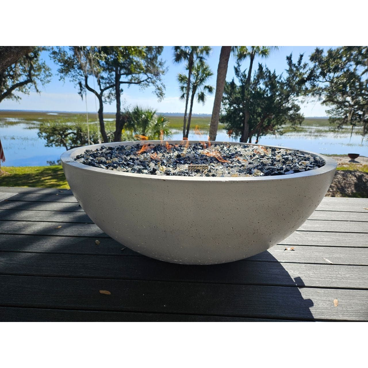 TessaRai Patio Fire Pit Kit FountainsUSA