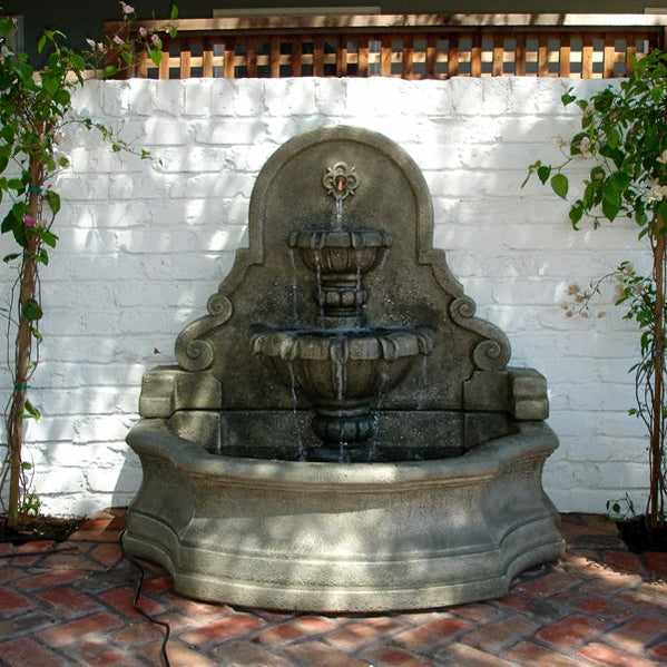 Giannini Garden Chateau Outdoor Wall Fountain 1209