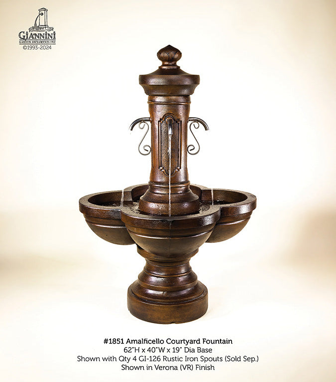 Giannini Garden Amalficello Outdoor Courtyard Fountain 1851