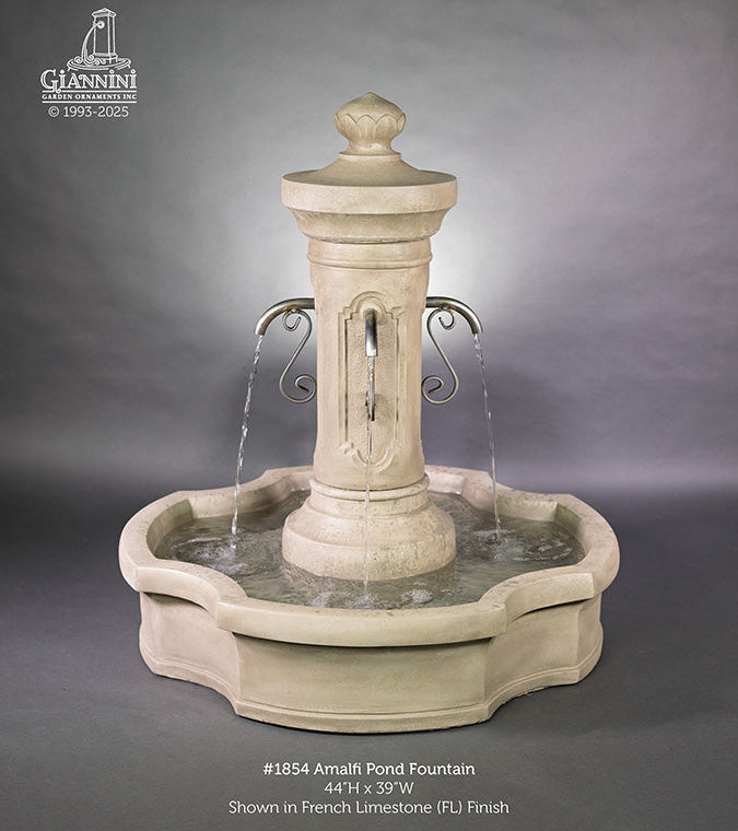 Giannini Garden Amalfi Outdoor Pond Fountain 1854