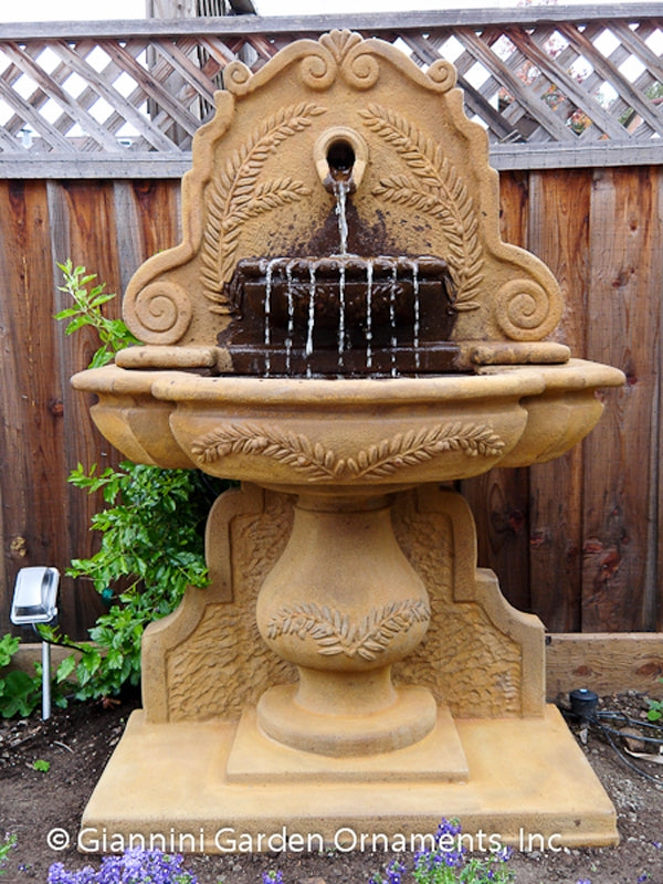 Giannini Garden Olive Grove Outdoor Wall Fountain 1406
