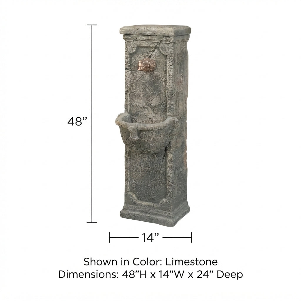 Giannini Garden Ponte Latina Outdoor Fountain For Spout 1065