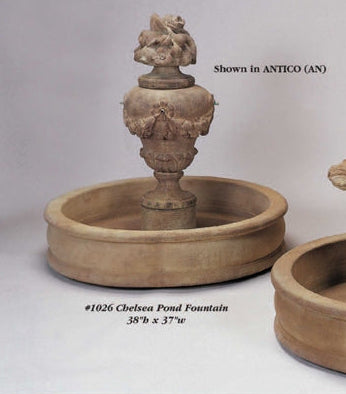 Giannini Garden Chelsea Outdoor Pond Fountain 1026