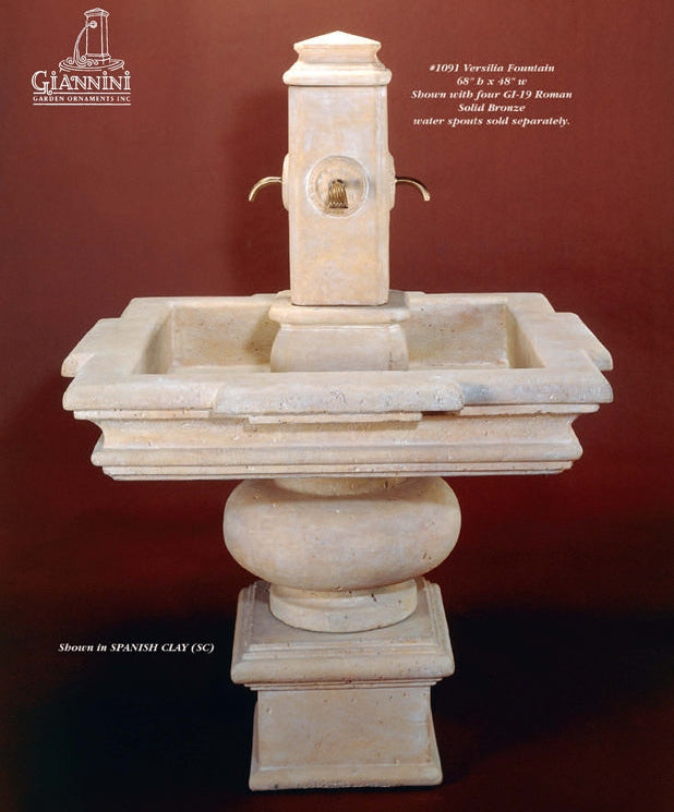 Giannini Garden Versilia Outdoor Water Fountain For Spout 1091C