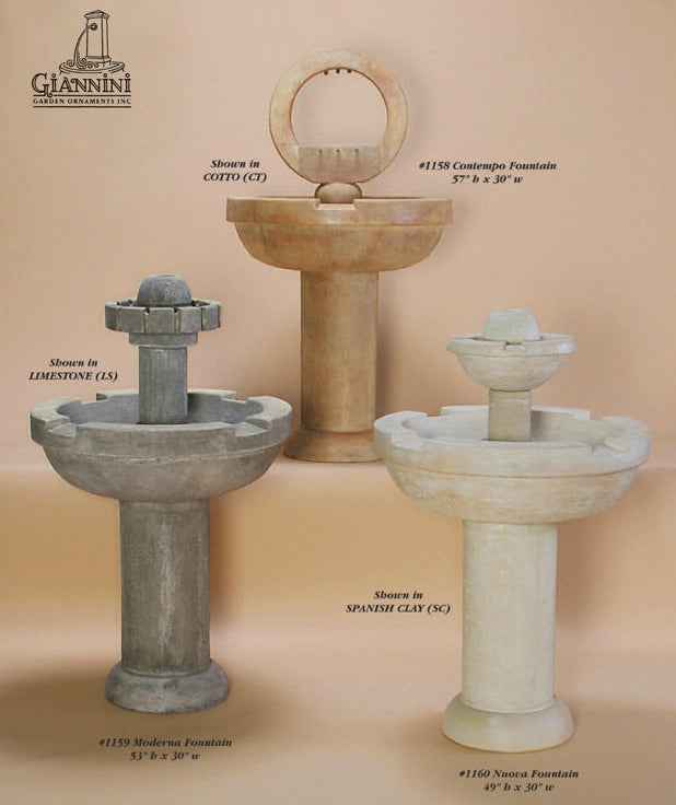 Giannini Garden Contempo Outdoor Water Fountain 1158