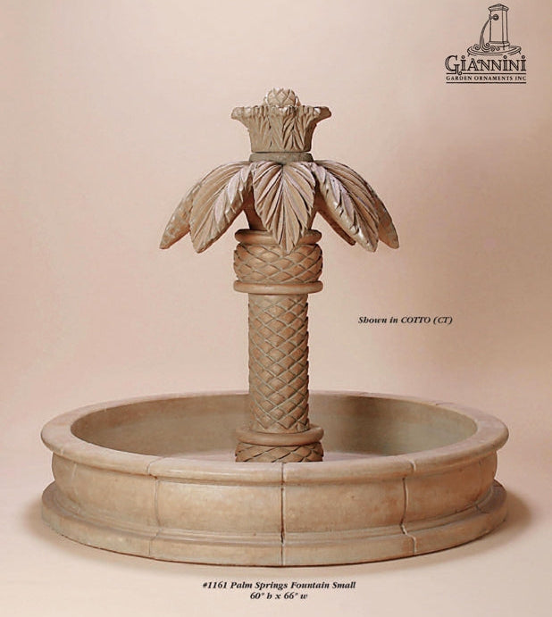 Giannini Garden Palm Springs Small Outdoor Water Pond Fountain 1161