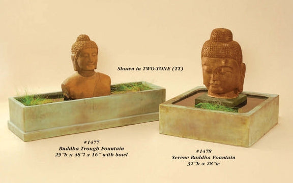 Giannini Garden Serene Buddha Outdoor Fountain 1478