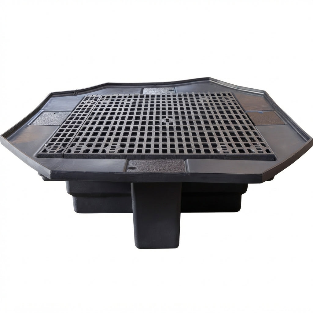 Easy Pro Pond Eco-Series 58" Lightweight Sturdi-Basin with Bench Grating FBL58