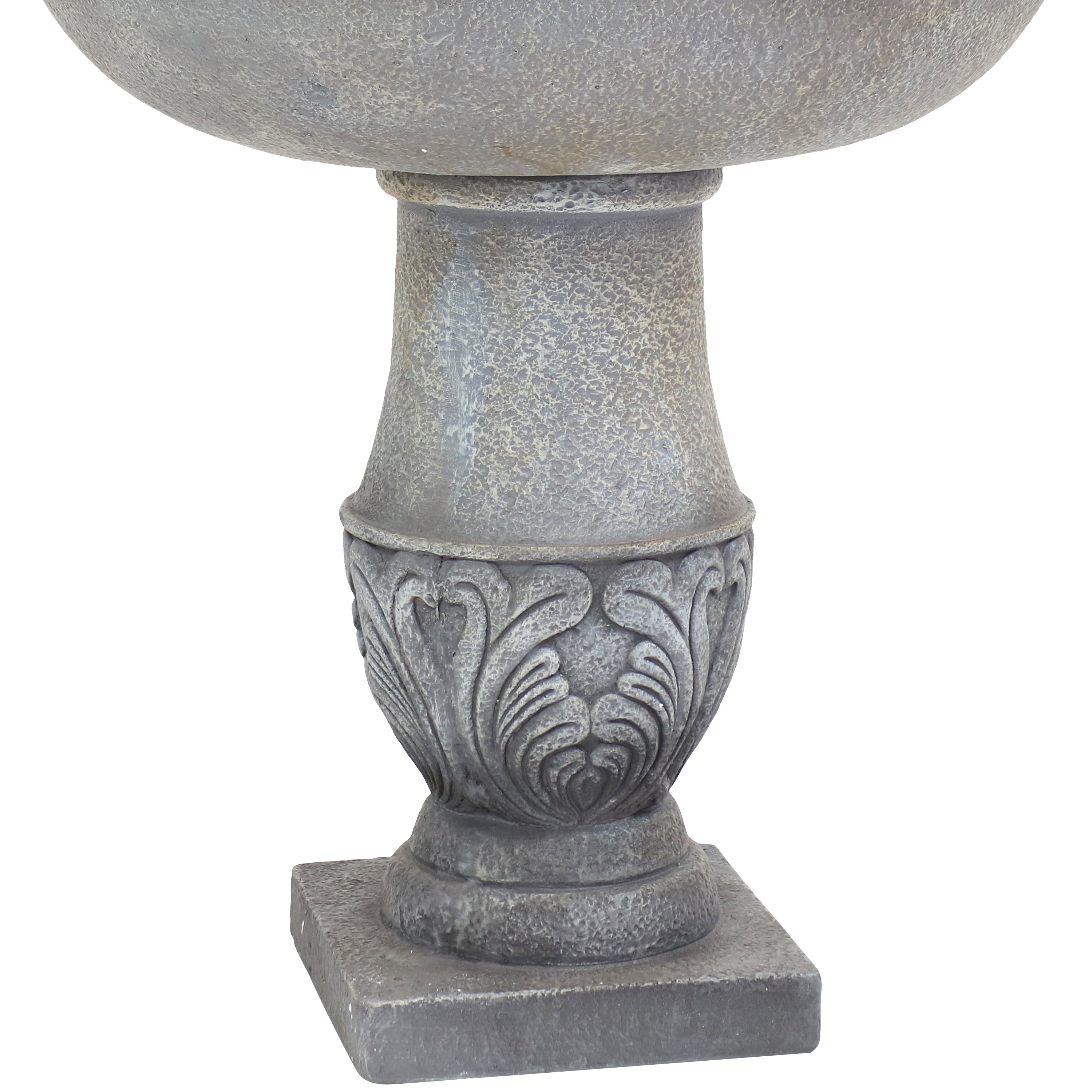Sunnydaze 50" 2-Tier Outdoor Water Fountain French Garden Design