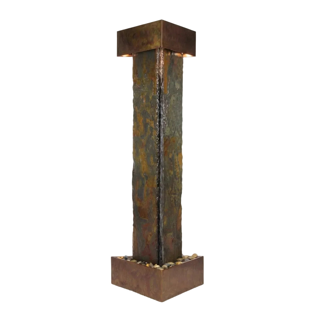 Adagio Artesian Springs 70" H x 26" W Indoor Water Floor Fountain ASF1002