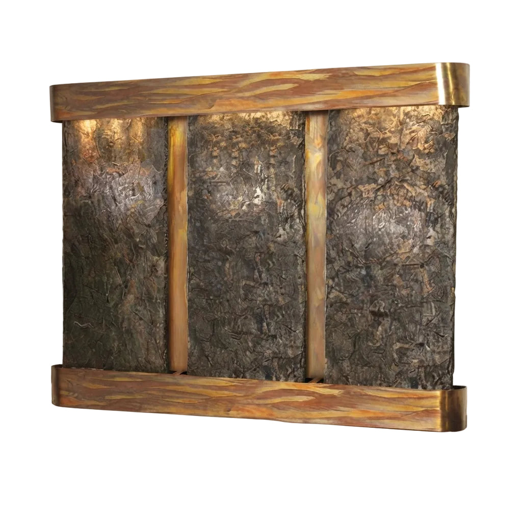 Adagio Deep Creek Falls 69”H x 91”W Indoor Water Wall Fountain DCR1002