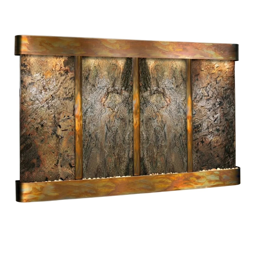Adagio Regal Falls 69"H x 120"W Indoor Water Wall Fountain RFR1002