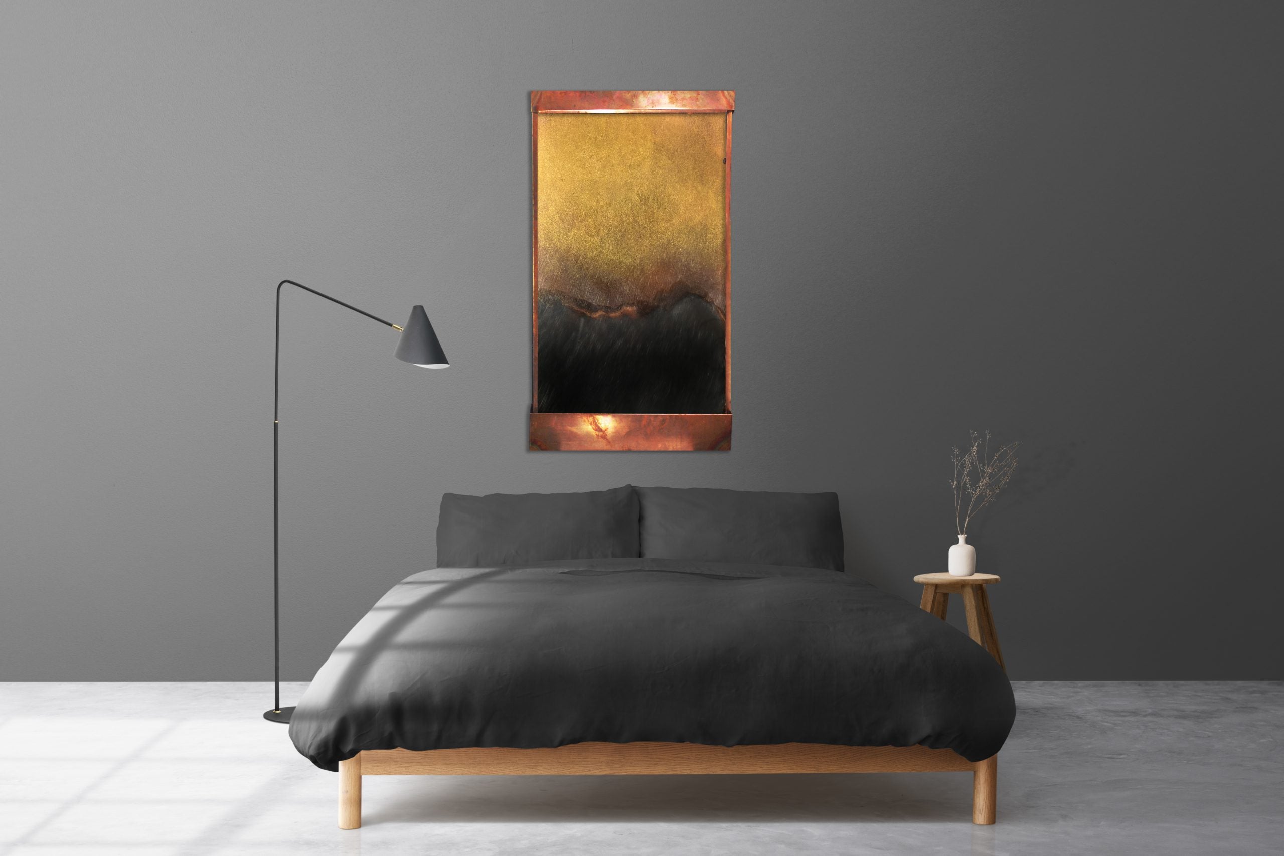 Cameron Harvey Alchemy 48″ H x 28″ W Indoor Wall Fountain
