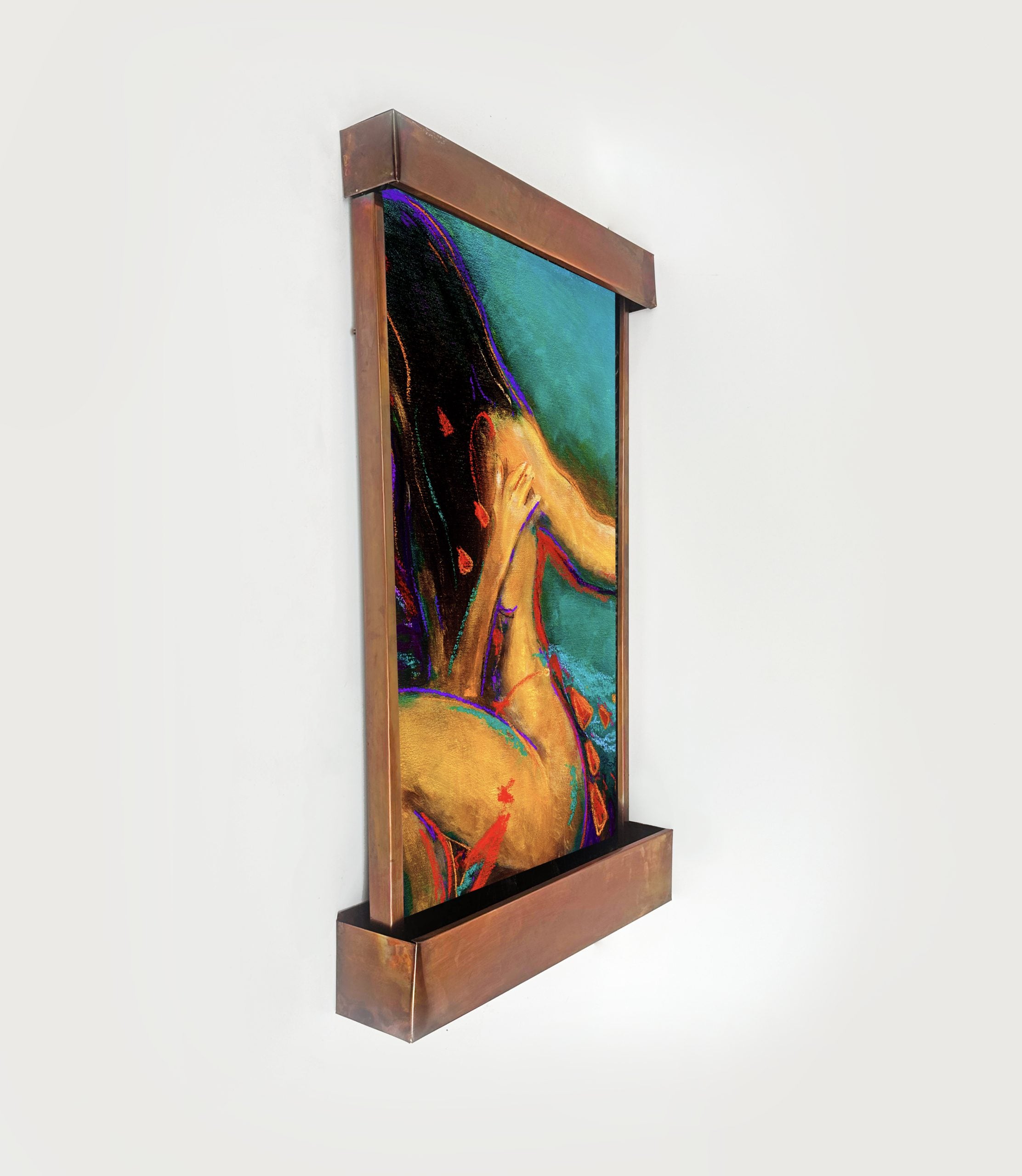 Cameron Harvey Allonge 48″ H x 28″ W Indoor Wall Fountain