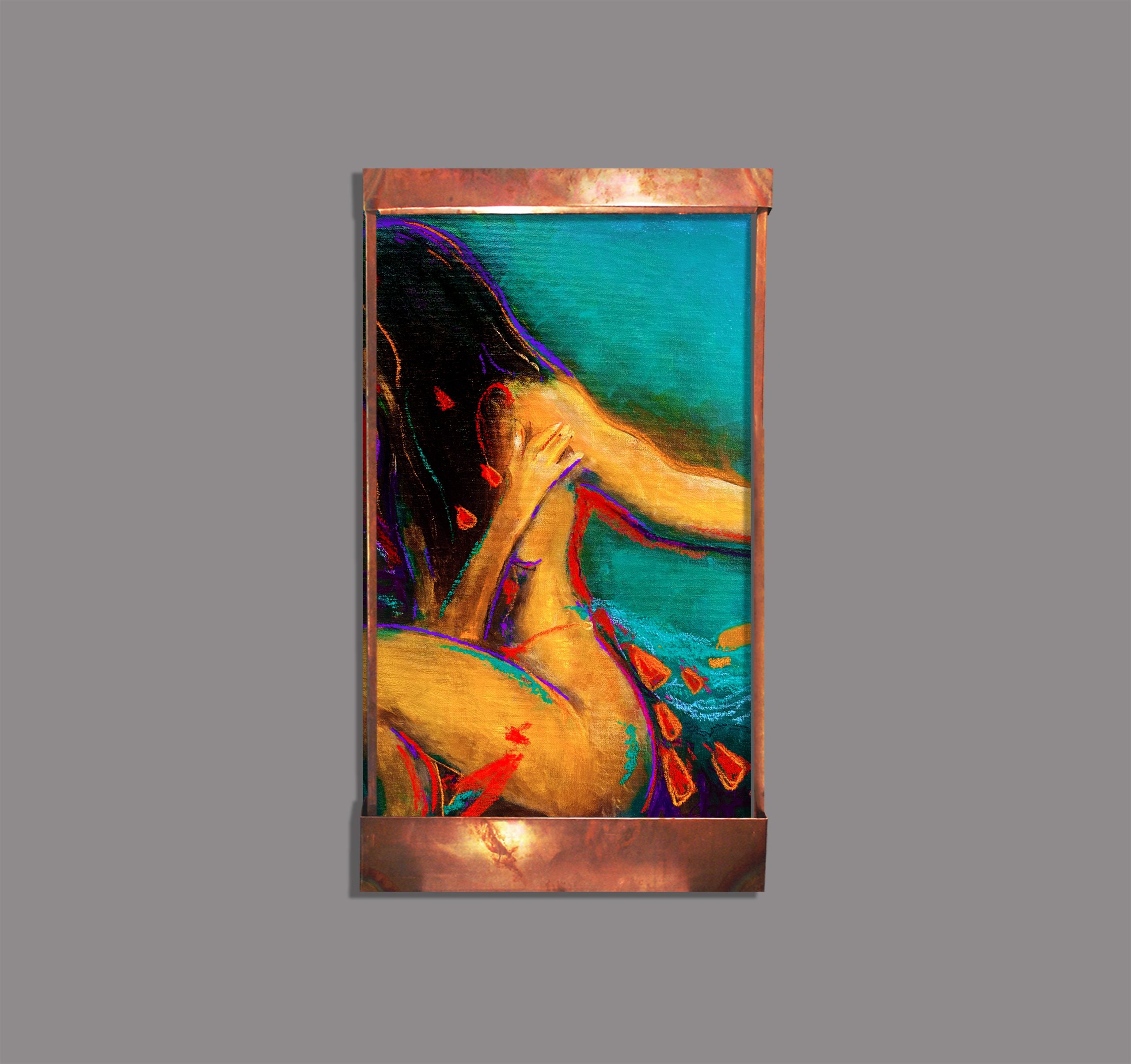 Cameron Harvey Allonge 48″ H x 28″ W Indoor Wall Fountain