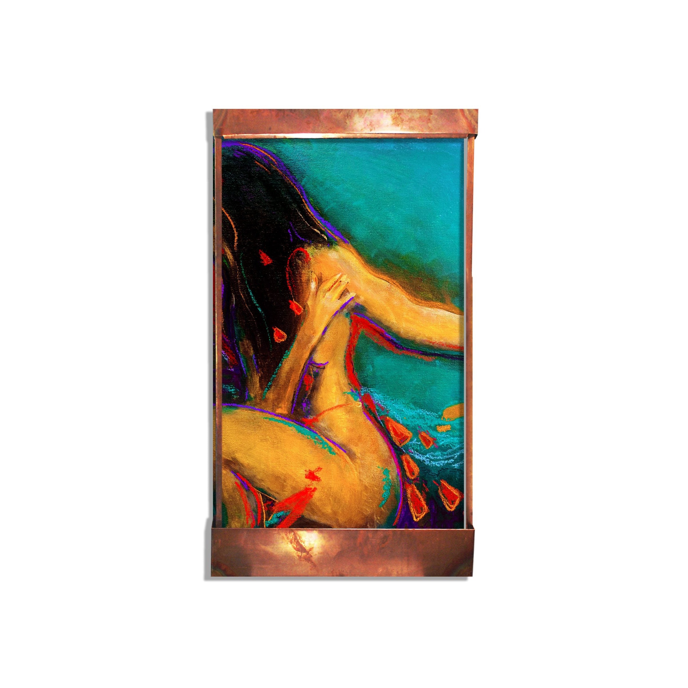 Cameron Harvey Allonge 48″ H x 28″ W Indoor Wall Fountain