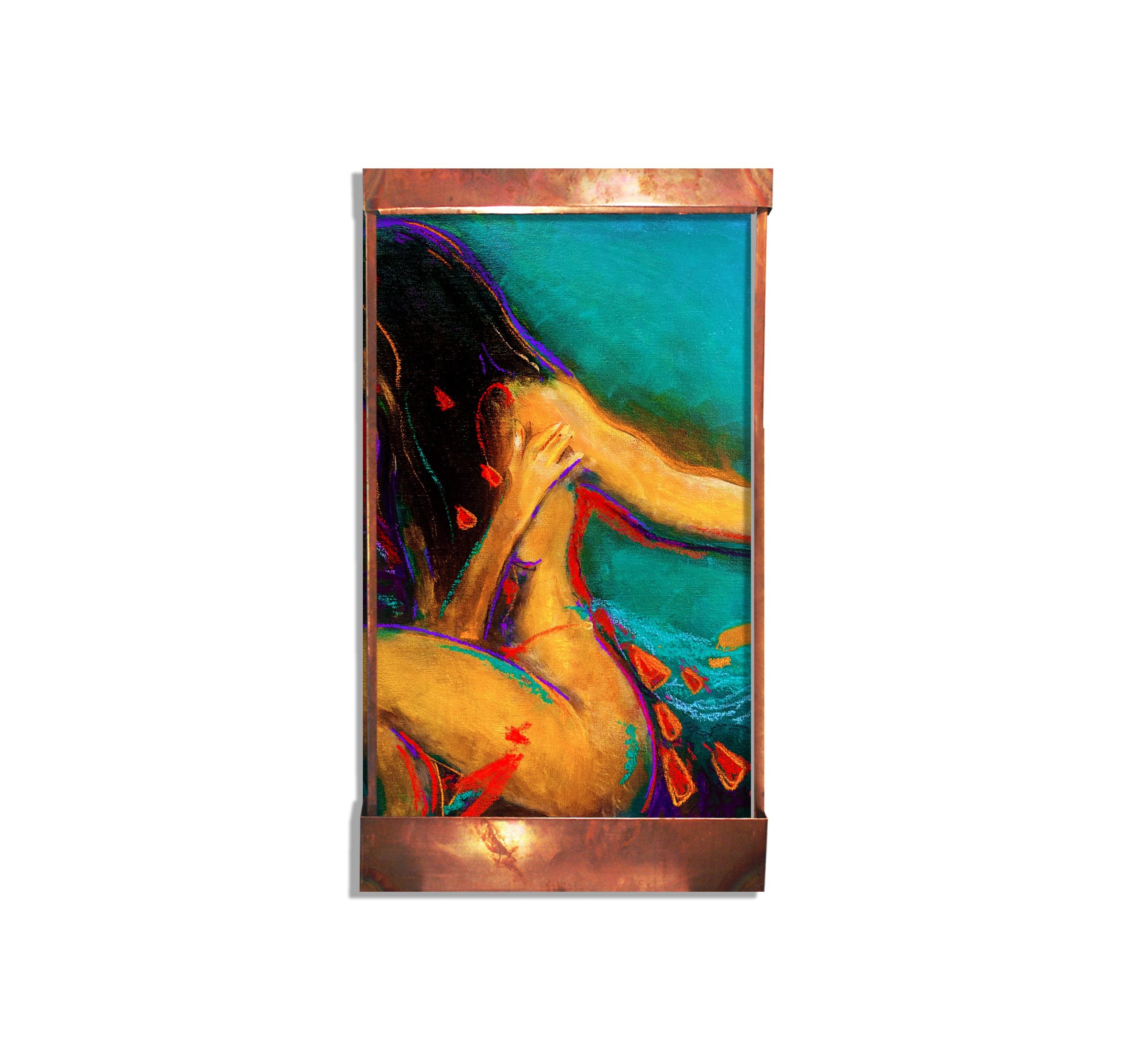 Cameron Harvey Allonge 48″ H x 28″ W Indoor Wall Fountain