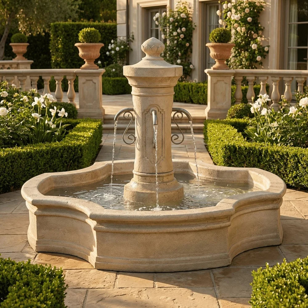 Giannini Garden Amalfi Monaco Outdoor Pond Fountain 1858