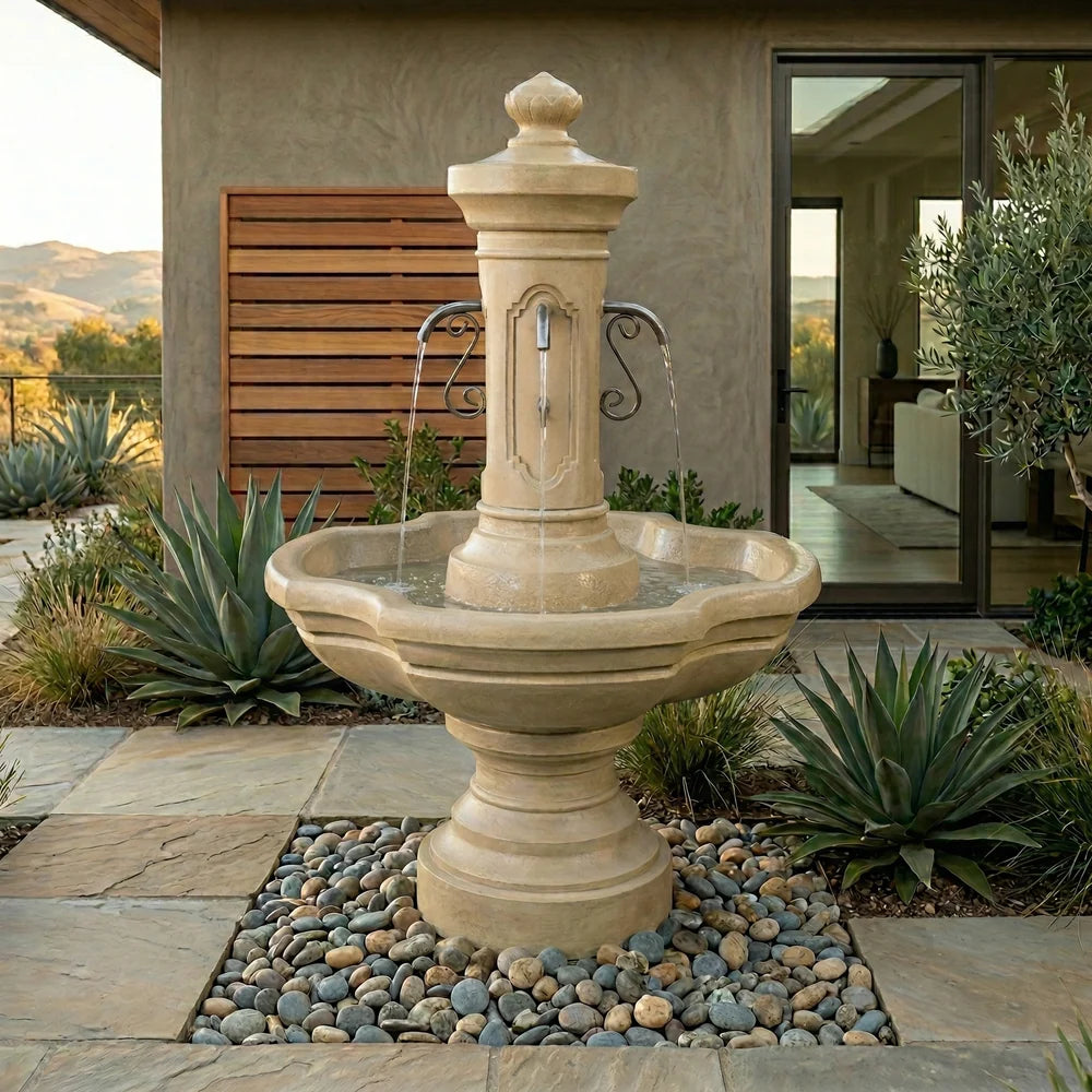 Giannini Garden Amalfi Outdoor Courtyard Fountain 1849