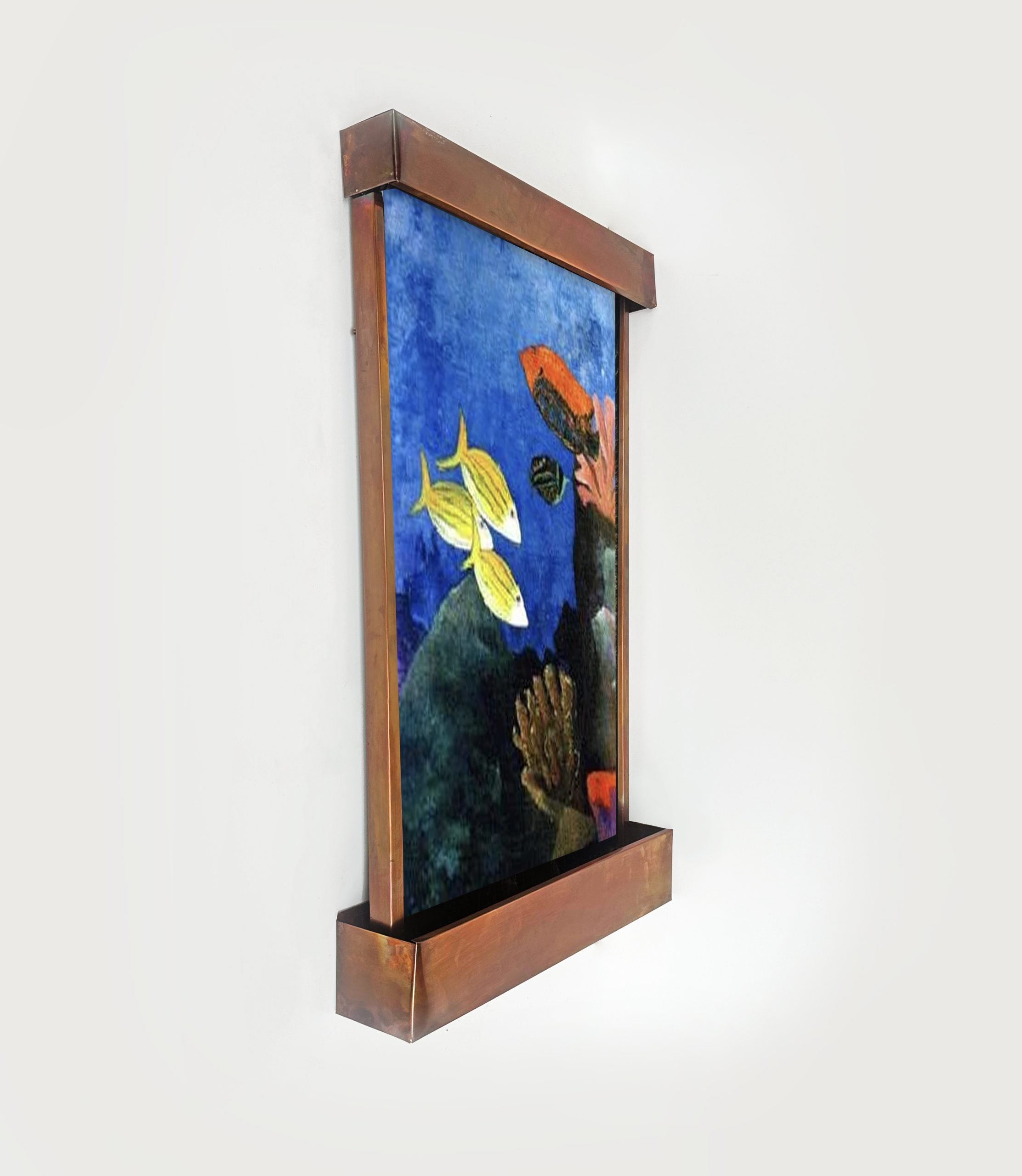 Cameron Harvey Aquarium Galaxy 48″ H x 28″ W Indoor Wall Fountain