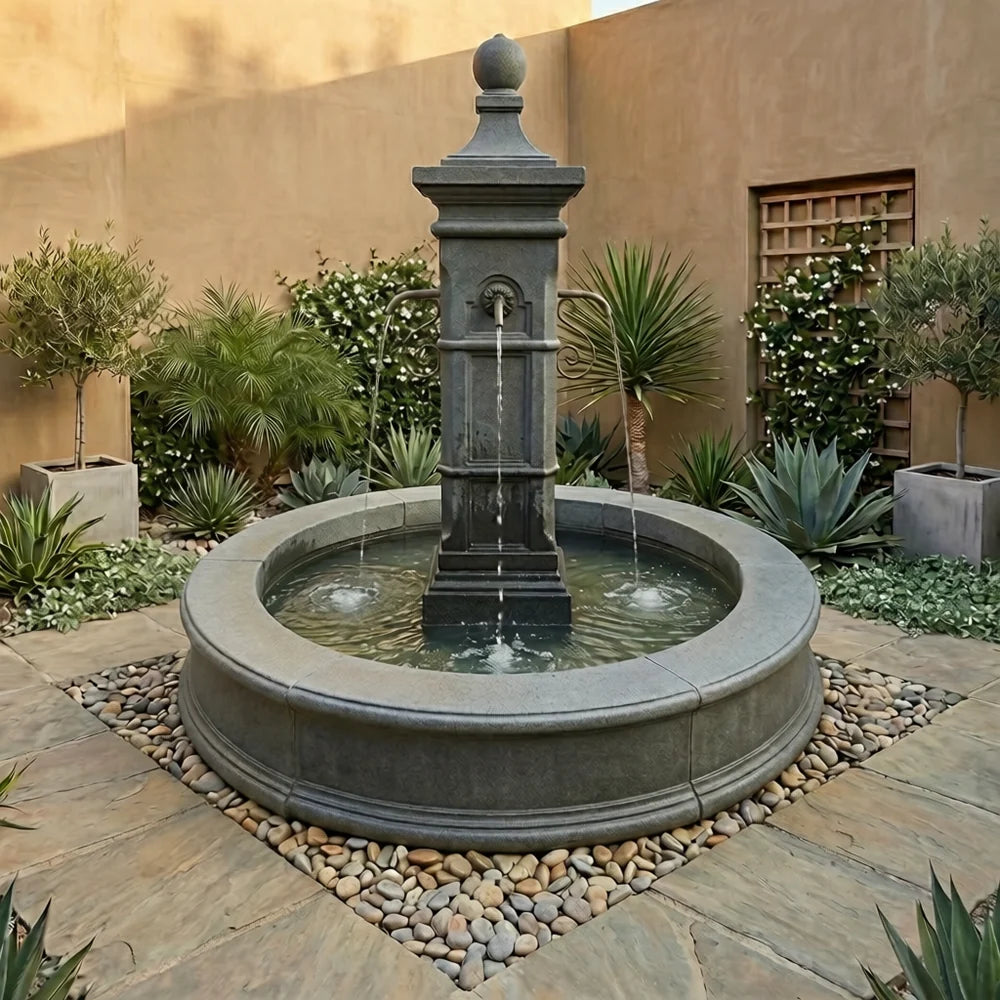 Giannini Garden Aquitaine Easy Pond Outdoor Water Fountain 1809
