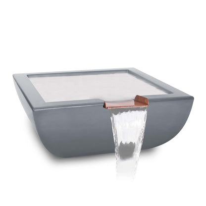 The Outdoor Plus Avalon Water Bowl in GFRC Concrete