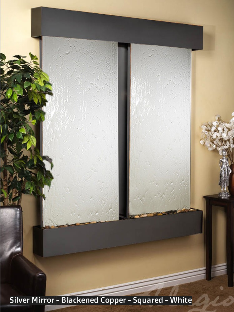 Adagio Cottonwood Falls 69” H x 61” W Indoor Water Wall Fountain CFR1002