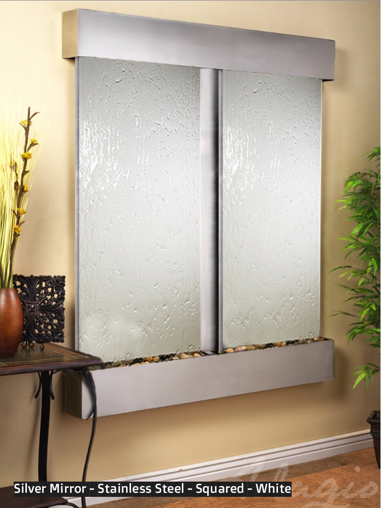 Adagio Cottonwood Falls 69” H x 61” W Indoor Water Wall Fountain CFR1002