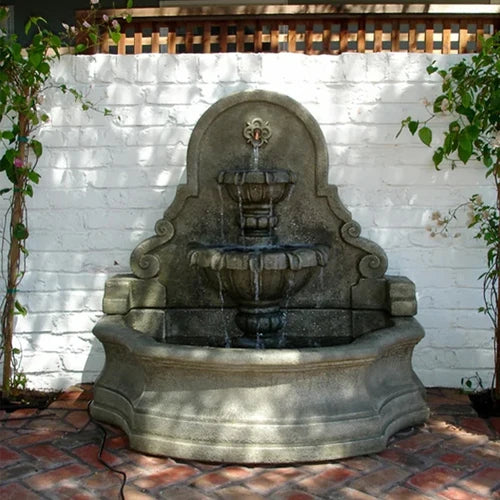 Giannini Garden Chateau Outdoor Wall Fountain 1209