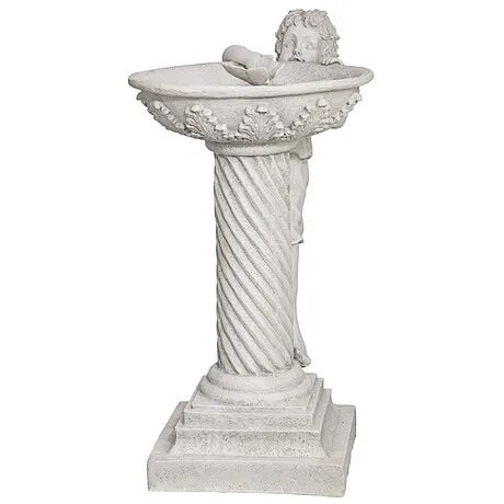 Design Toscano Summer's Splash Sculptural Birdbath EU1392