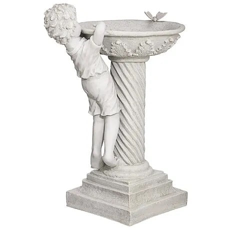 Design Toscano Summer's Splash Sculptural Birdbath EU1392