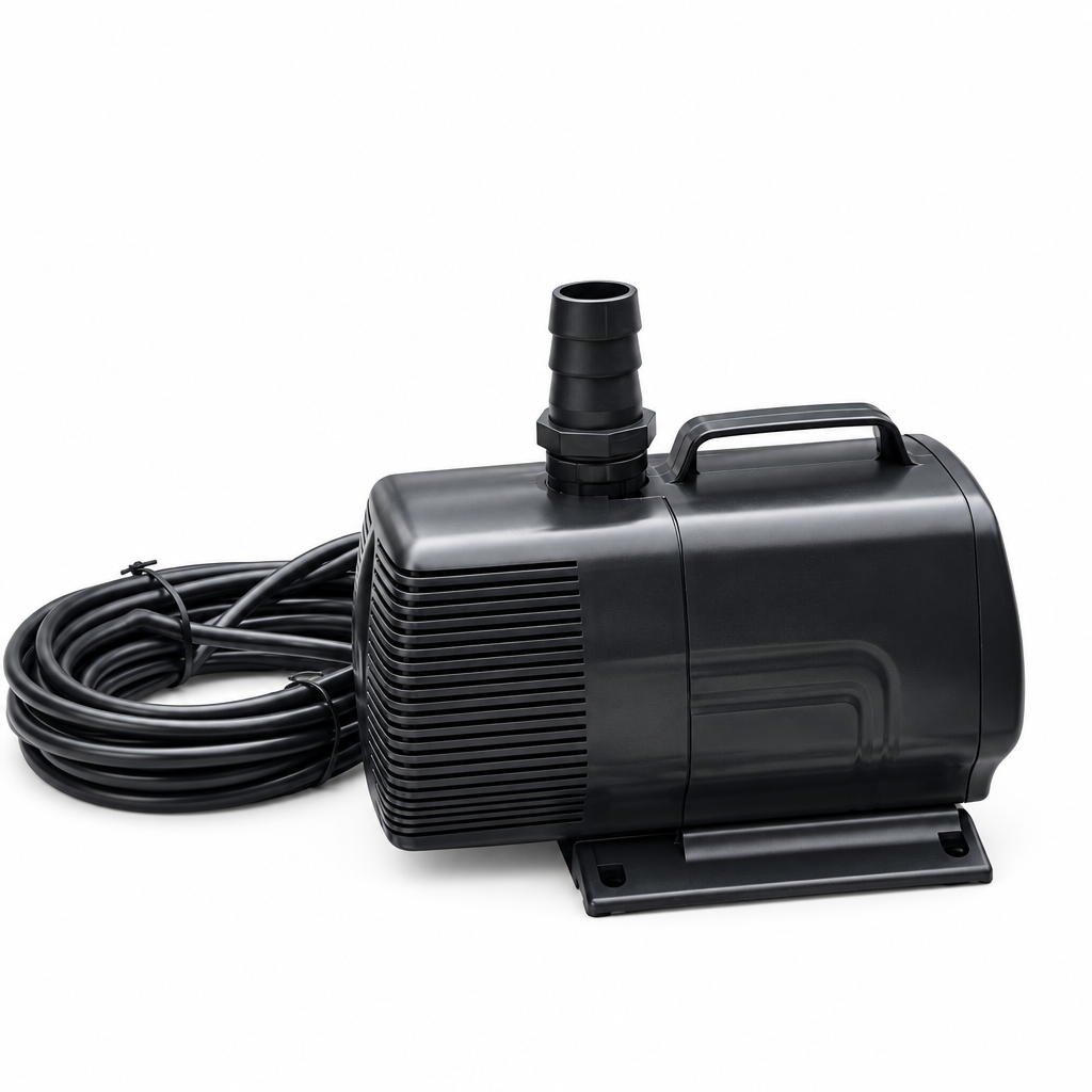 Easy Pro Pond 400 GPH Submersible Mag Drive Pump with Volcano and Waterbell Nozzles EP400