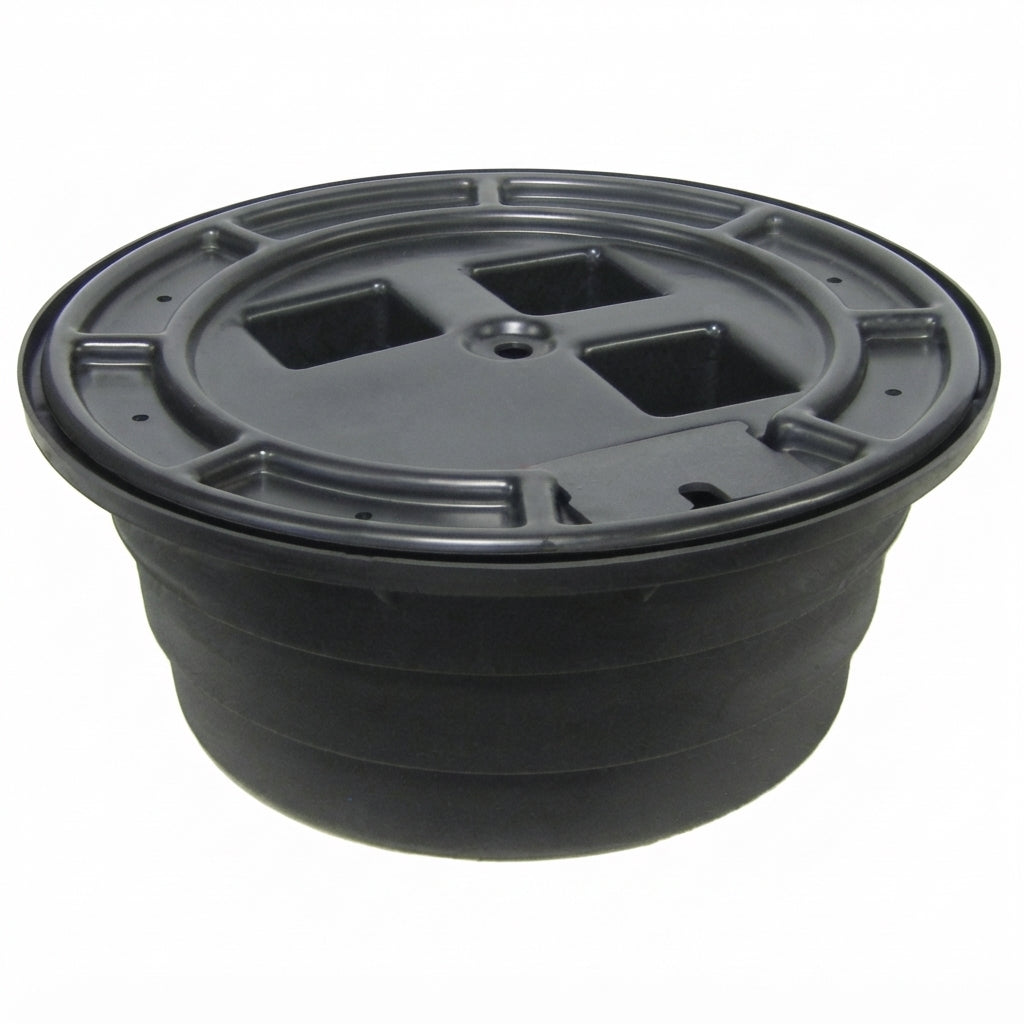 Easy Pro Pond ECO-Series 28" Diameter Fountain Basin with Molded Support Grating FB28E