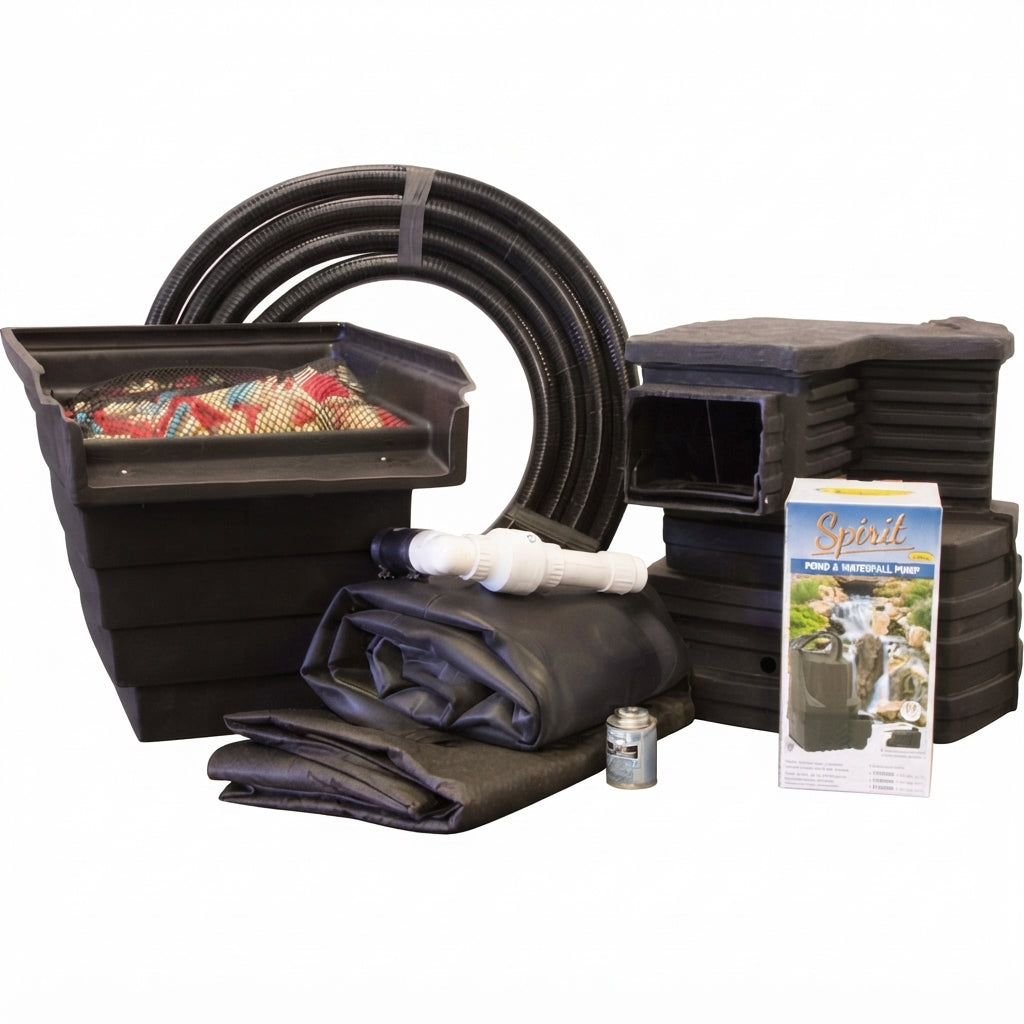 Easy Pro Pond ECO-Series Complete Pond Kit For 8' x 10' Pond EPK810