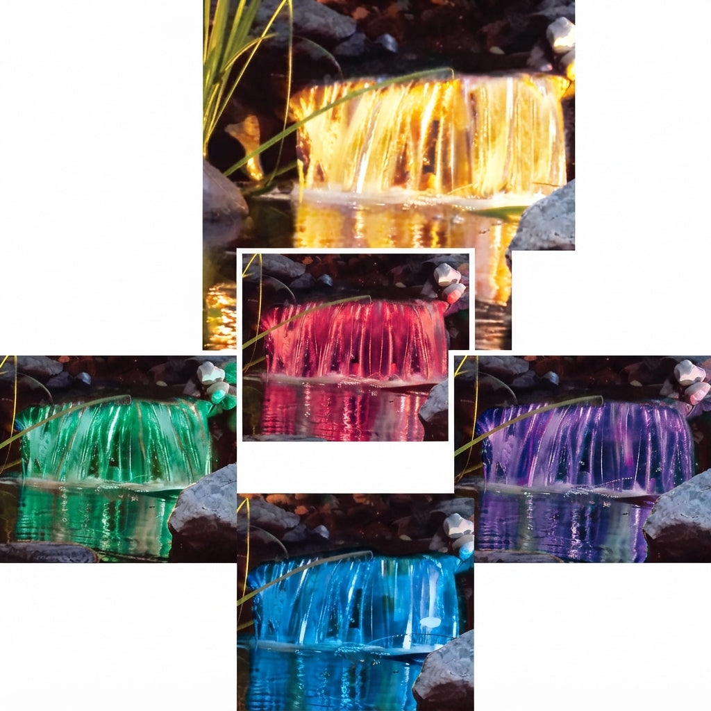 Easy Pro Pond Stainless Steel Color Changing LED Submersible Light RGB9PL