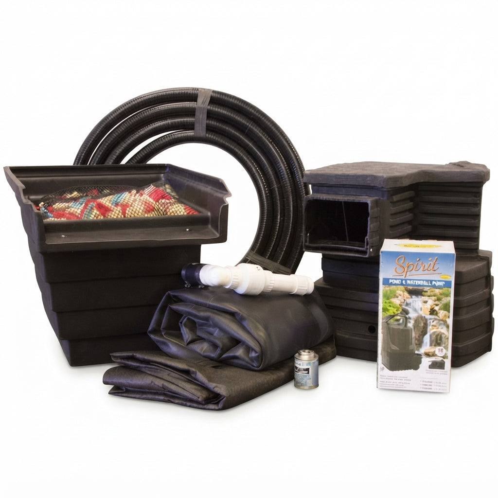 Easy Pro Pond ECO-Series Complete Pond Kit For 10' x 15' Pond EPK1015