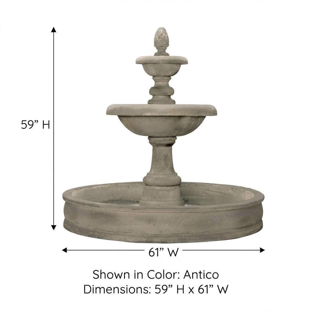 Giannini Garden Newcastle Pond Fountain 1172