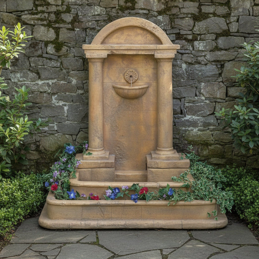 Giannini Garden Foro Romano Outdoor Wall Fountain 101