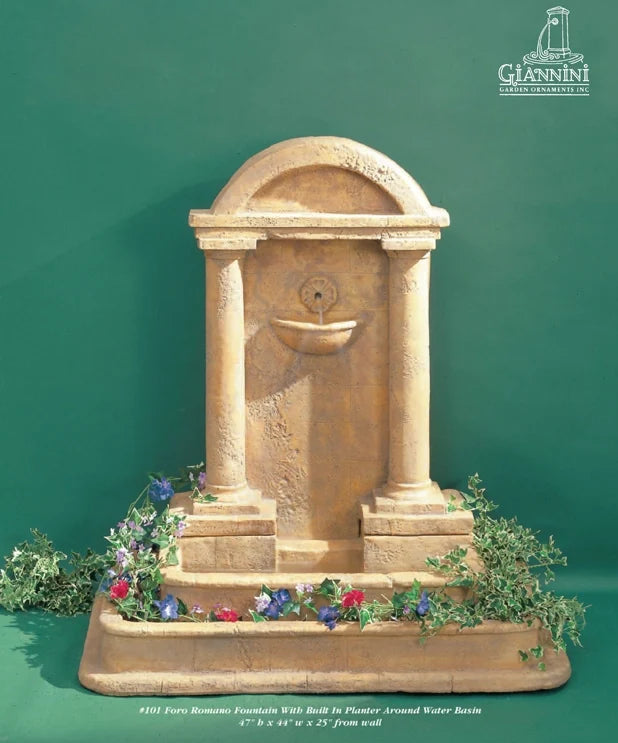 Giannini Garden Foro Romano Outdoor Wall Fountain 101